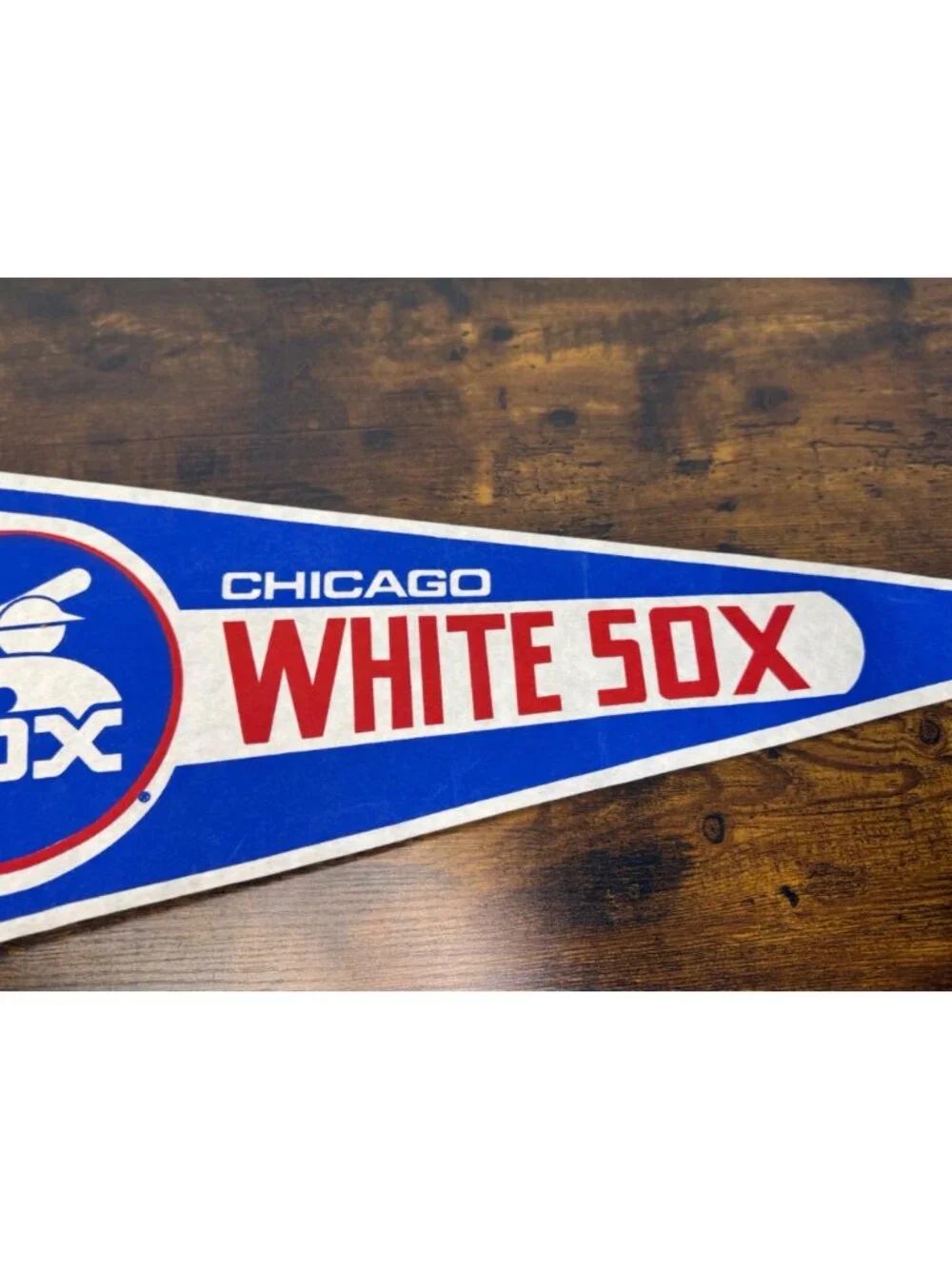 Chicago White Sox Vintage MLB Felt Pennant - Baseball Memorabilia 30 inches